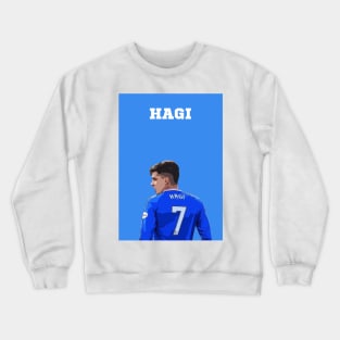 Ianis Hagi Glasgow Rangers wall art Crewneck Sweatshirt